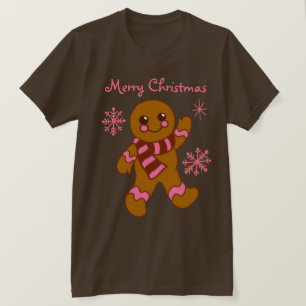 Gingerbread Boy Christmas T-Shirt