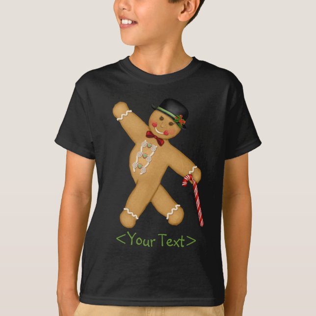 Gingerbread Boy - Customize T-Shirt (Front)