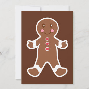 Gingerbread Boy Invitations