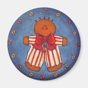 Gingerbread Boy Magnet