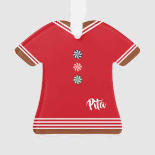 Gingerbread Boy Red & White Kesaké Noël