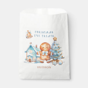 Gingerbread Boy Snowy Tree Favour Bag