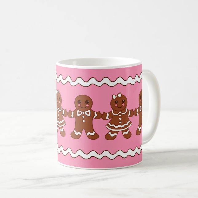 Gingerbread Boys and Girls Coffee Mug (Front Right)