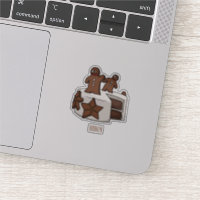 Gingerbread cake cartoon illustration