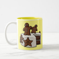Gingerbread cake cartoon illustration