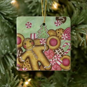 Gingerbread Candy Cookie Ornament