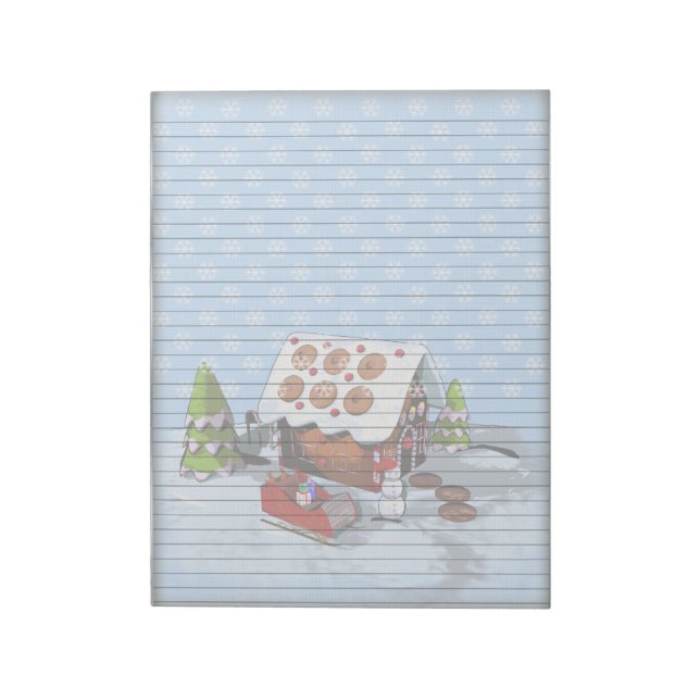 Gingerbread candy house Notepad (Rotated)