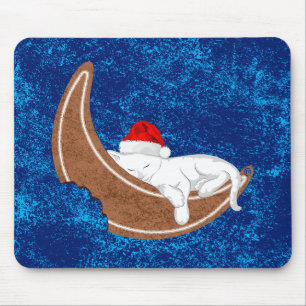 Gingerbread Cat Mouse Pad