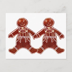 Gingerbread Children Boys The MUSEUM Zazzle Gifts Postcard