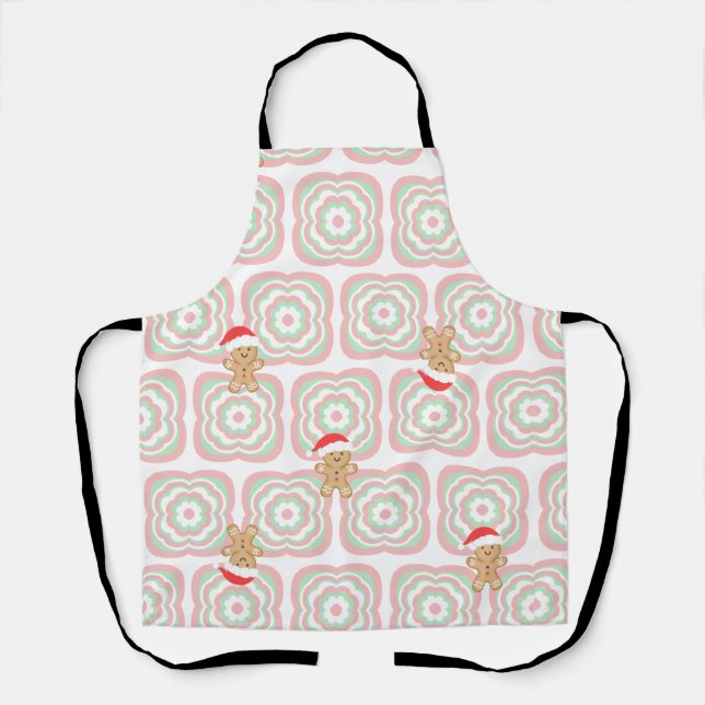 Gingerbread Christmas  Apron (Front)