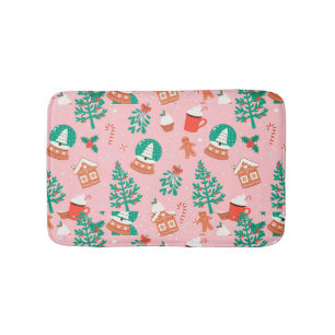 Gingerbread Christmas  Bath Mat