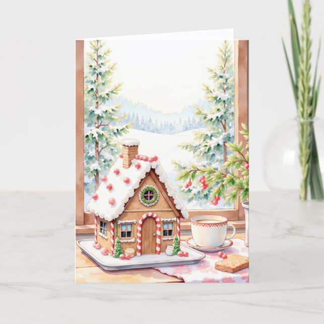 Gingerbread Christmas Card (Front)