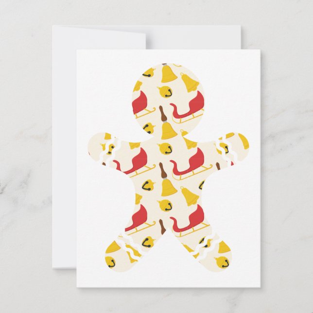 Gingerbread Christmas card (Front)