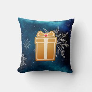 Gingerbread Christmas cookies  Throw Pillow