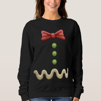 Gingerbread Christmas Costume Fun Xmas Celebration Sweatshirt