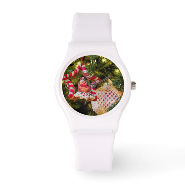 Gingerbread Christmas Ornament Watch (Front)