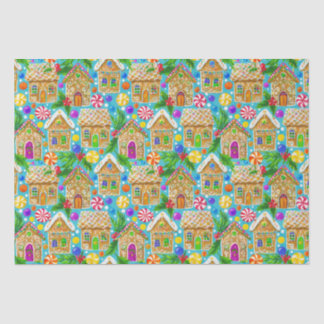 Gingerbread Christmas pattern Tissue Paper