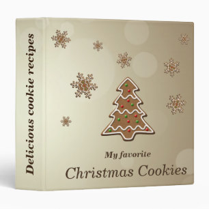 Gingerbread Christmas Tree Binder