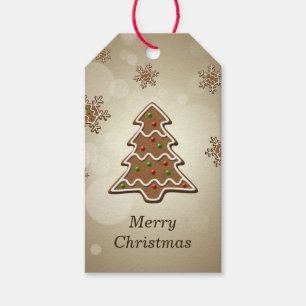 Gingerbread Christmas Tree Gift Tags