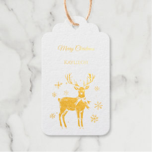 Gingerbread Christmas Tree Gift Tags