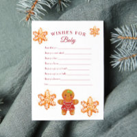 Gingerbread Christmas Wishes for Baby Activity
