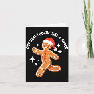 Gingerbread Christmas Xmas Couple Hot Girlfriend - Card