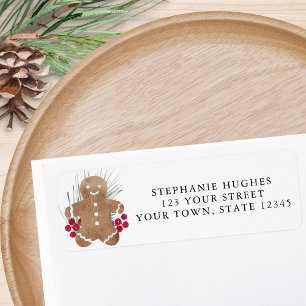 Gingerbread Cookie Adresse de retour