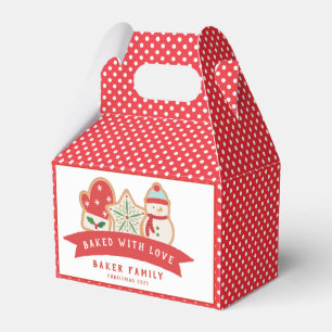 Gingerbread  Cookie   Baked with Love  Favor Box