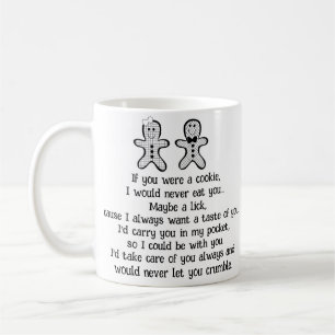 Gingerbread Cookie Couple Love Mug