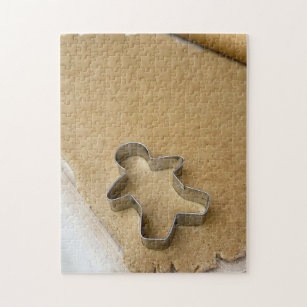 Gingerbread Cookie Cutter Food Jigsaw Puzzle