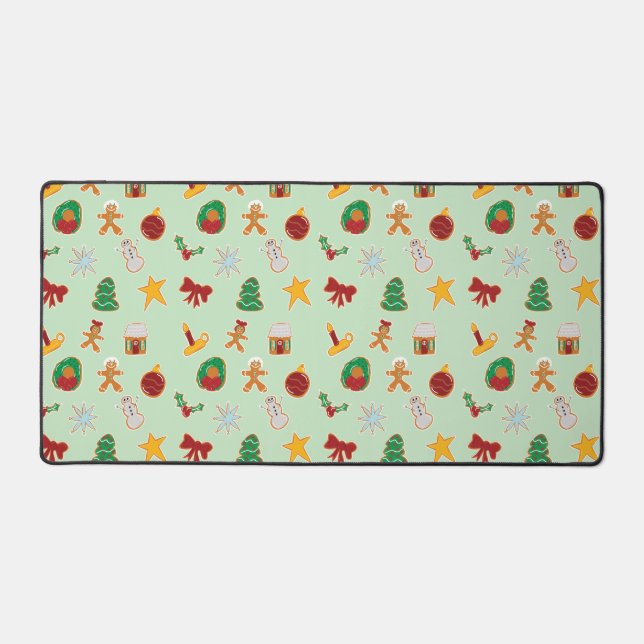 Gingerbread Cookie Desk Mat (Front)