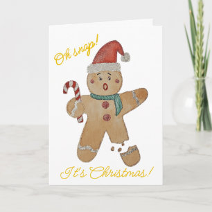 Gingerbread Cookie Holiday Card