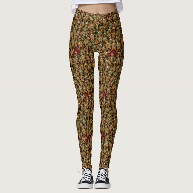 Gingerbread Cookie Leggings (Front)