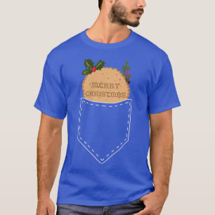 Gingerbread Cookie Pocket Cute Coffee Lovers Merry T-Shirt