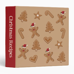 Gingerbread Cookie Shapes - Christmas Recipes Binder