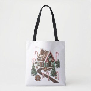 Gingerbread Cookie Wonderland Tote Bag