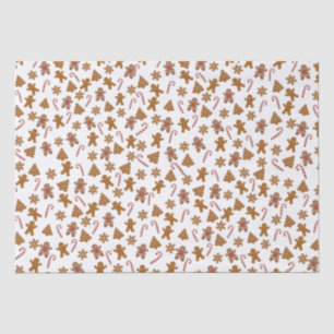 Gingerbread Cookies and Candy Canes  Tissue Paper