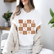 Gingerbread Cookies Chequered Pattern
