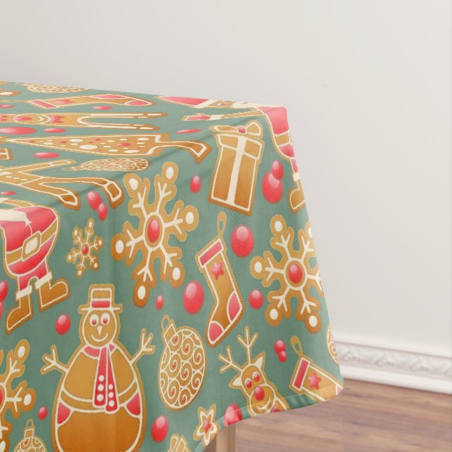 Gingerbread/cookies/Christmas Tablecloth (In Situ)