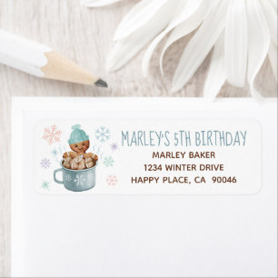 Gingerbread Cookies & Cocoa Winter Boy Birthday 