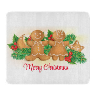 Gingerbread Cookies  Cutting Board