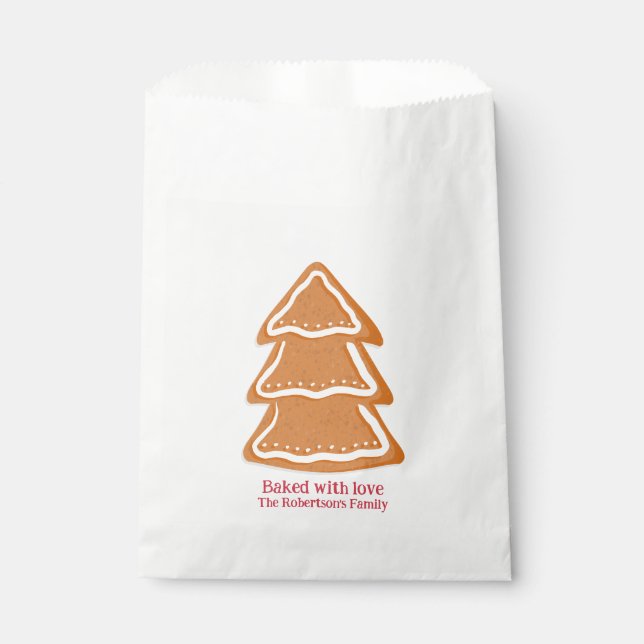 Gingerbread Cookies Favour Bag (Front)