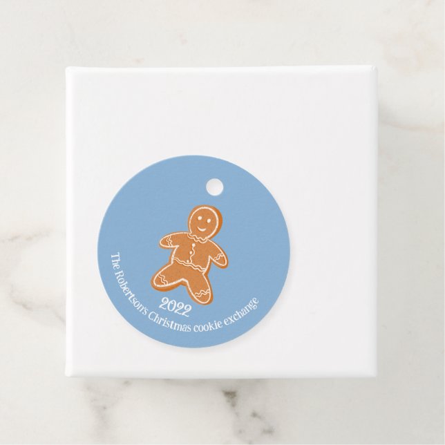 Gingerbread Cookies Favour Tags (In Situ)