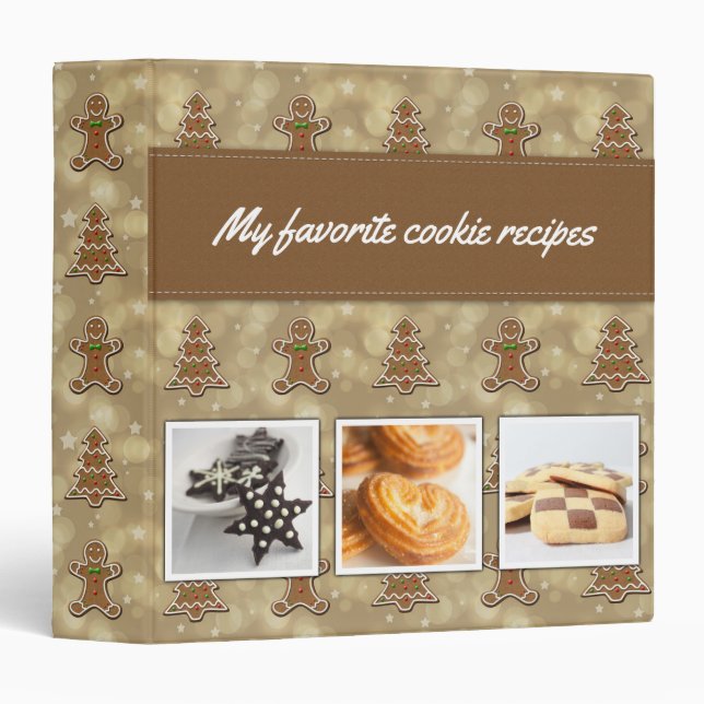 Gingerbread Cookies Favourite Cookie Recipes Binde Binder (Front/Spine)