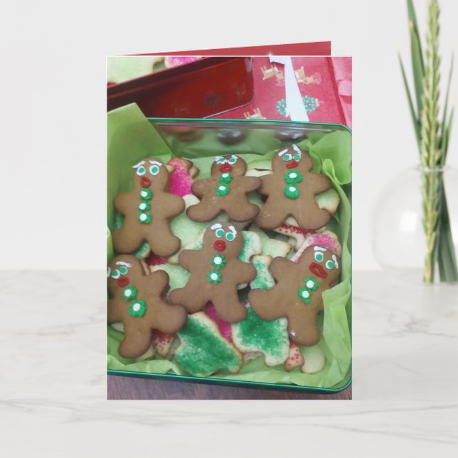 Gingerbread Cookies Holiday card (Front)
