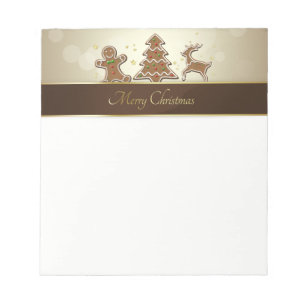 Gingerbread Cookies Notepad