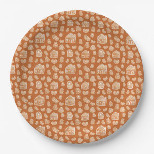 Gingerbread Cookies Paper Plate