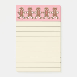 Gingerbread Cookies Post It Notes