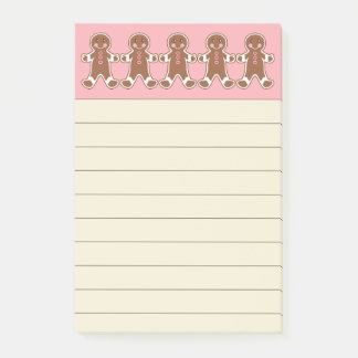 Gingerbread Cookies Post It Notes