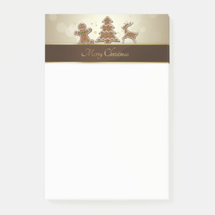 Gingerbread Cookies Post-it Notes